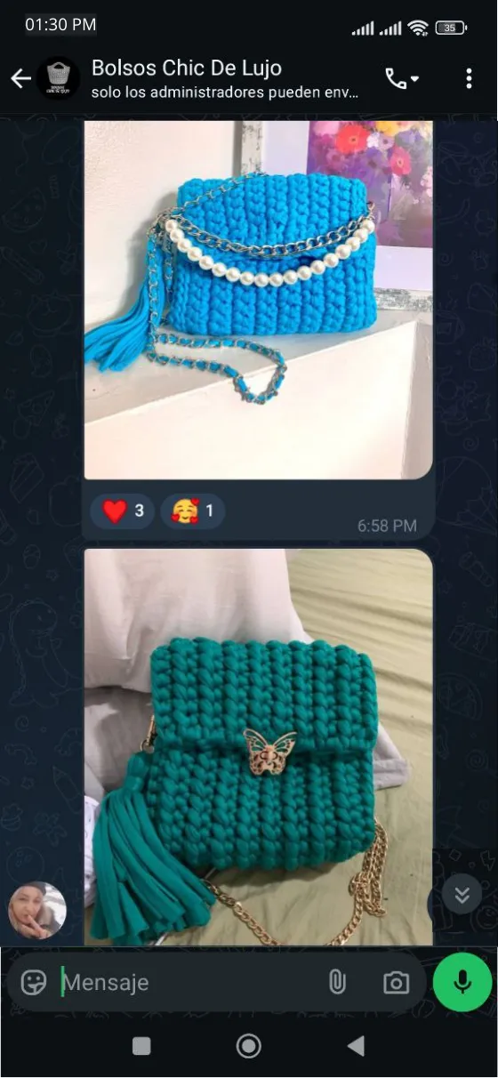 Tetimonio Bolso Chic de lujo 5